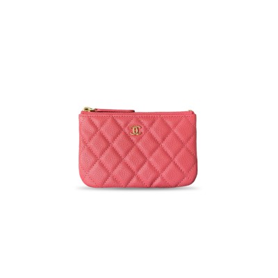 CHANEL CLASSIC MINI ZIPPED POUCH A82365 (15*9.5*1cm)